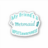 慢性疾患認識度&サポートステッカー シール (正面)