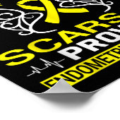 慢性疾患遠藤戦士Endometriosisアワレネ ポスター (角)