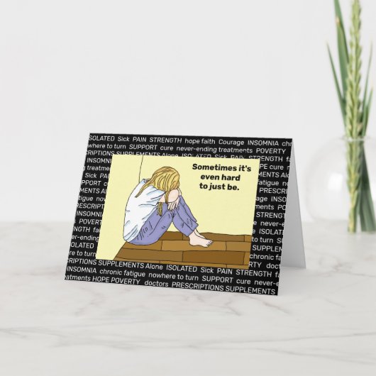 慢性疾患,すべて単独,孤立生き延び, カード (正面)