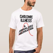 慢性疾患 – 正常収差 Tシャツ (正面)