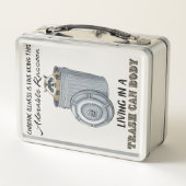 慢性病おもしろい気贈与慢性病ジョーク メタルランチボックス (裏面)