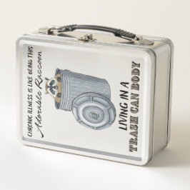 慢性病おもしろい気贈与慢性病ジョーク メタルランチボックス