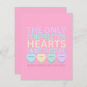 慢性病のバレンタイン ノートカード (正面/裏面)