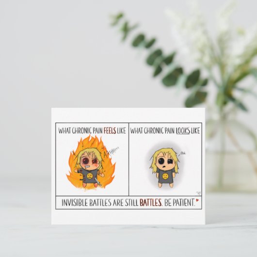 慢性痛漫画はがき シーズンポストカード (スタンド正面)