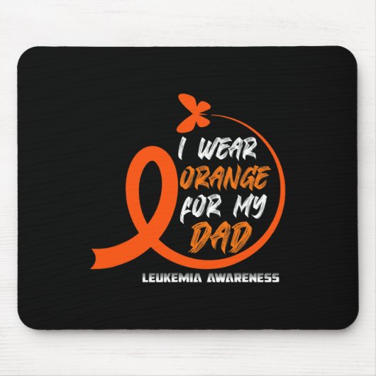 慢性白血病彼女の戦いは私の戦い白血病Aw マウスパッド (正面)