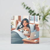 慢性的な病気の人への愛とサポート カード (スタンド正面)