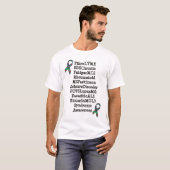 慢性的な病気の皮肉な健康ユーモア Tシャツ (正面フル)