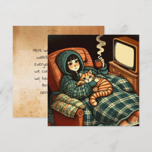 慢性的に病気にかかった友人への愛と支援 カード