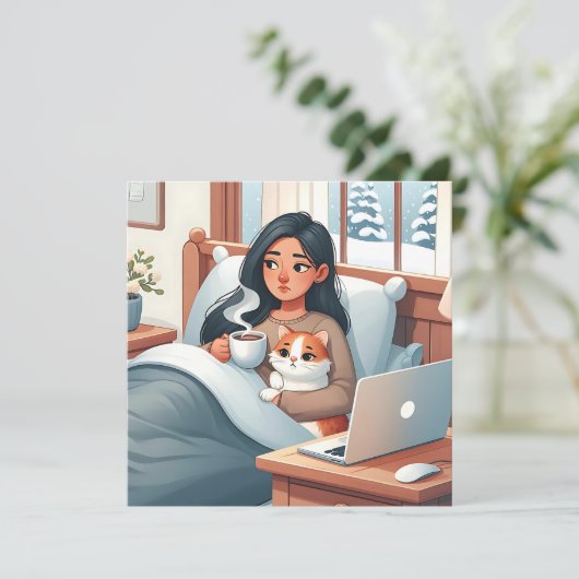 慢性的に病気の人を愛し支える カード (スタンド正面)