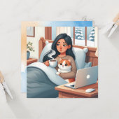 慢性的に病気の人を愛し支える カード (正面/裏面インサイチュ)