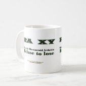 慢性関節リウマチのマグを失うことを断って下さい コーヒーマグカップ (正面左)