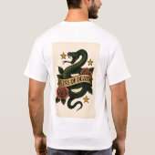 慣習的な Tシャツ (裏面)