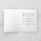 慰めと勇気付けられるの言葉 カード (内部)