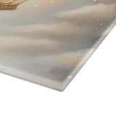 慰めの天界の冬の天使のランタン カッティングボード (角)