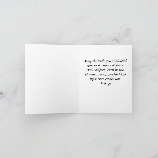 慰めの散歩 カード (内部)