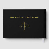 慰めるカトリックの葬儀 ゲストブック (裏面)