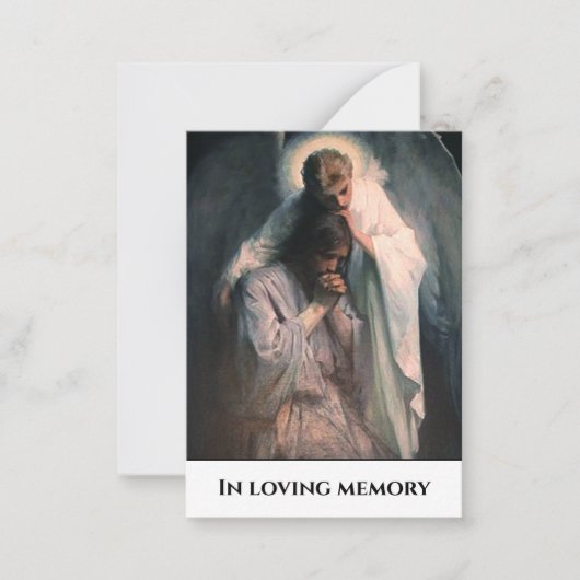 慰安記念祈りの言葉カード ノートカード (正面)