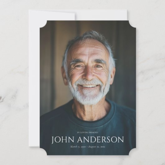 慰霊モダンプログラムの実施命令 招待状 (正面)