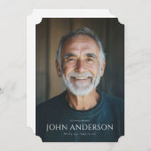 慰霊モダンプログラムの実施命令 招待状 (正面/裏面)