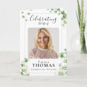 慰霊祭，緑の祭礼祭，フォト葬儀 プログラム (正面)