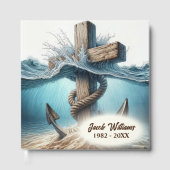 慰霊航海のいかり及び十字架 ゲストブック (正面)