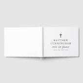 慰霊葬祭モダンシンプル会 ゲストブック (全面)