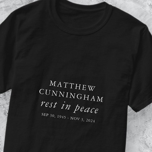 慰霊葬祭モダンシンプル Tシャツ