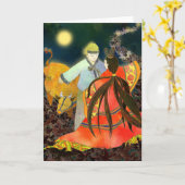 慶尚朝鮮のチリの物語 カード (黄色い花)