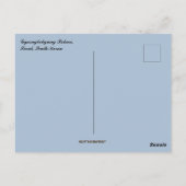 慶尚軍宮殿ソウル韓国 ポストカード (裏面)