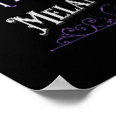 憂いに沈んだ | Poe引用文ポスター ポスター (角)