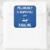 憂愁は水の泡と相いれない スクエアシール (バッグ)