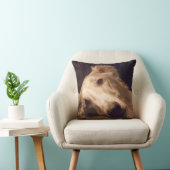 憂欝なボルゾイの枕 クッション (椅子)