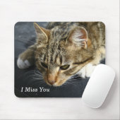 [憂欝な猫]私は恋しく思います マウスパッド (マウス)