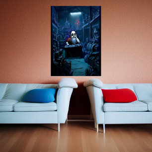 憂鬱なサンタクロース   AIアートポスター ポスター