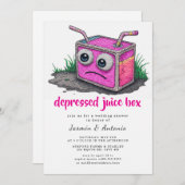 憂鬱なジュースボックス 招待状 (正面/裏面)