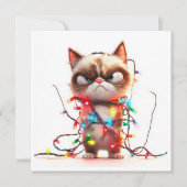 憂鬱なホリデーシーズンに贈る、眩い光のホリデーカード シーズンカード (正面)