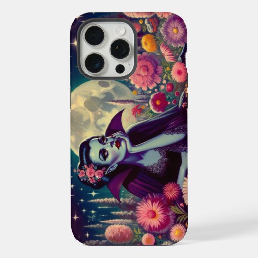 憂鬱なヴァンパイアタフフォンケース iPhoneケース (裏面)