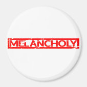 憂鬱な切手 マグネット (正面)