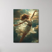 憂鬱な夢の天からの飛躍 キャンバスプリント (正面)