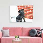 憂鬱な気分で真夜中 キャンバスプリント (インサイチュ (リビング))