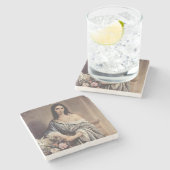 憂鬱な考え(フランチェスコ・ヘイズ著) ストーンコースター (横)