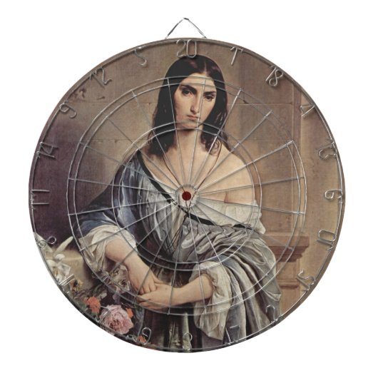 憂鬱な考え（フランチェスコ・ヘイズ著） ダーツボード (正面)