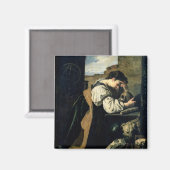 憂鬱(キャンバス上の油) マグネット (正面/裏面)
