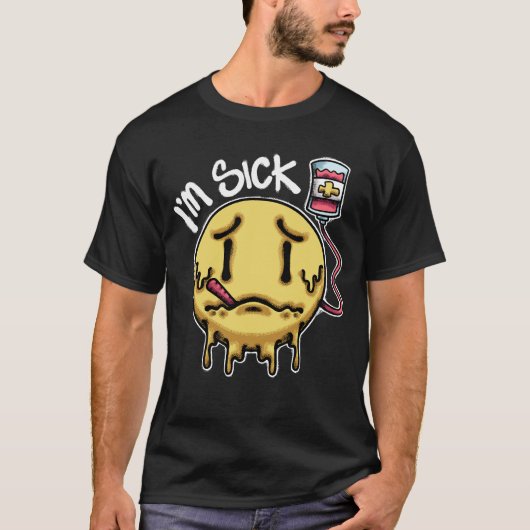 憂魂な病弱ストリートワイア Tシャツ (正面)