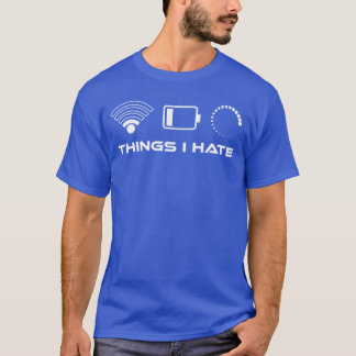 憎いWLANの弱い信号 ネルド ゲーミング ライフスタイル Tシャツ