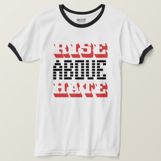 憎しみから抜け出す Tシャツ (デザイン正面)