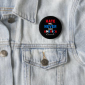 憎しみがアメリカを偉大にするわけがない - 反トランプ 缶バッジ (インサイチュ)