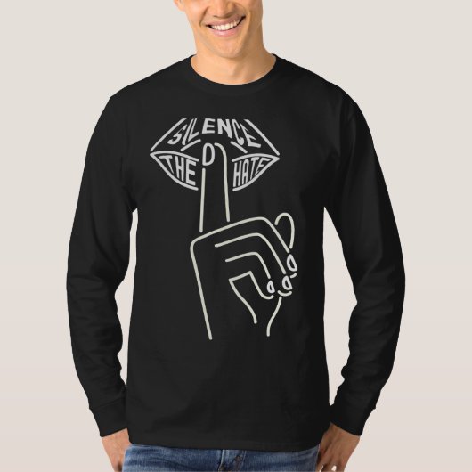 憎しみと憎ストップしみを静める Tシャツ (正面)