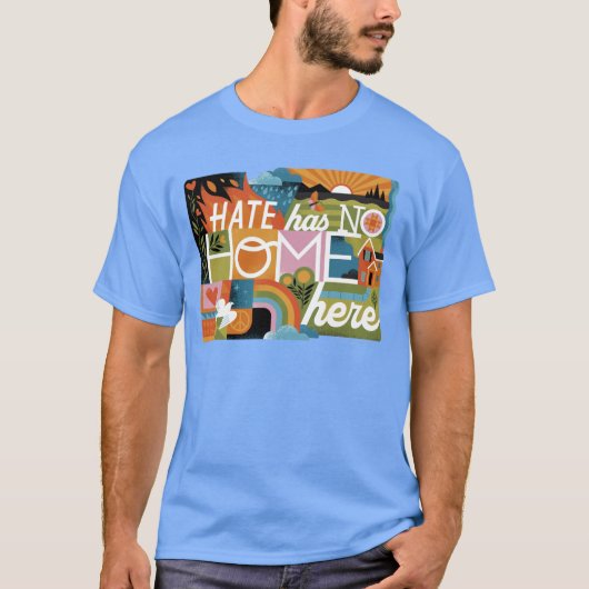 憎しみに住処なし ヴィンテージ Tシャツ (正面)