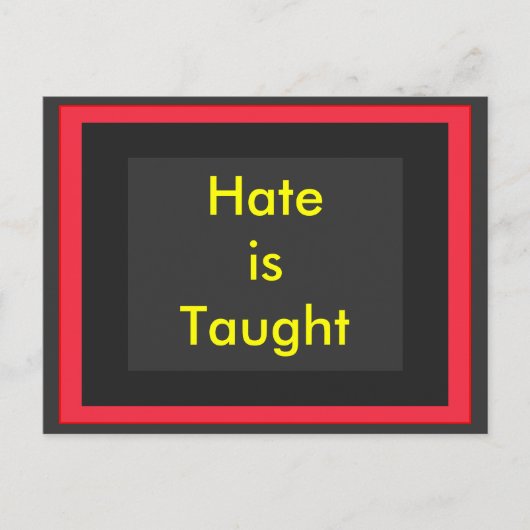 !憎しみの教え作成 ポストカード (正面)